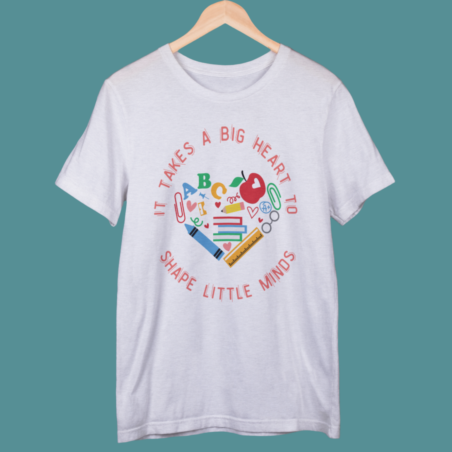 Big Heart Teacher T-shirt