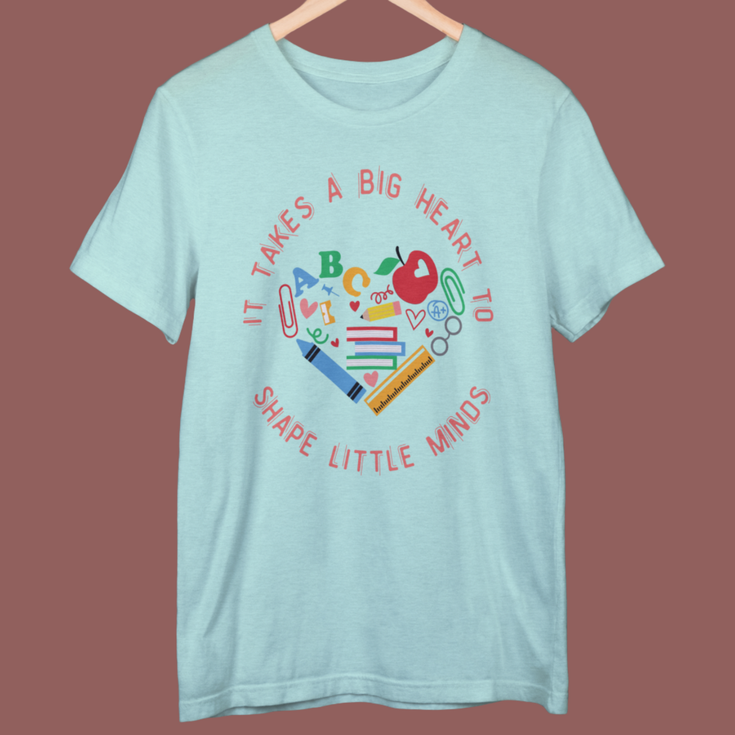 Big Heart Teacher T-shirt