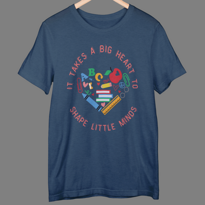 Big Heart Teacher T-shirt