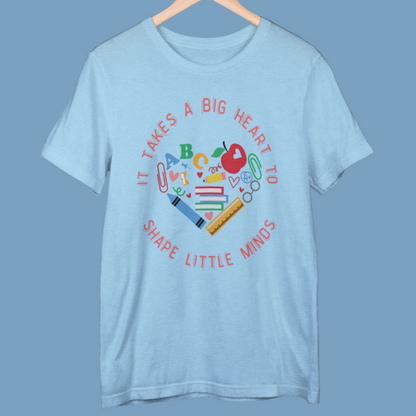 Big Heart Teacher T-shirt