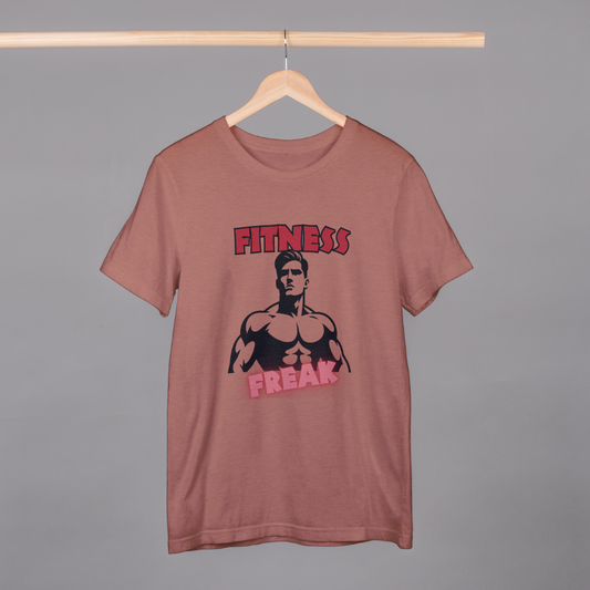 Fitness Freak T-Shirt (Copper & Purple)