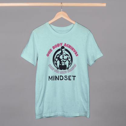 Mindset Fitness T-shirt (Coral, Mint & Peach)